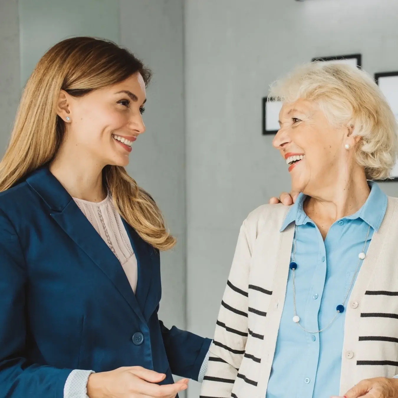 Assisted Living Woman and Daughter